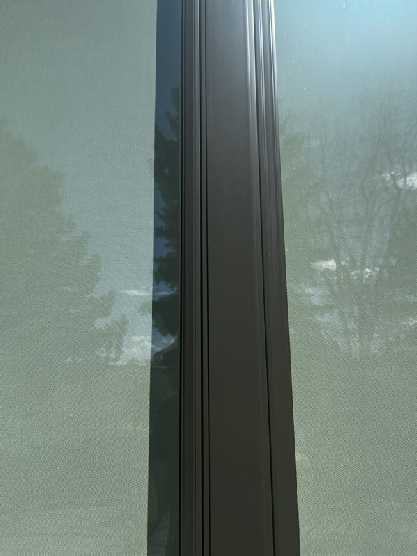 Window detail cleaned by Clarity Co. in Calgary